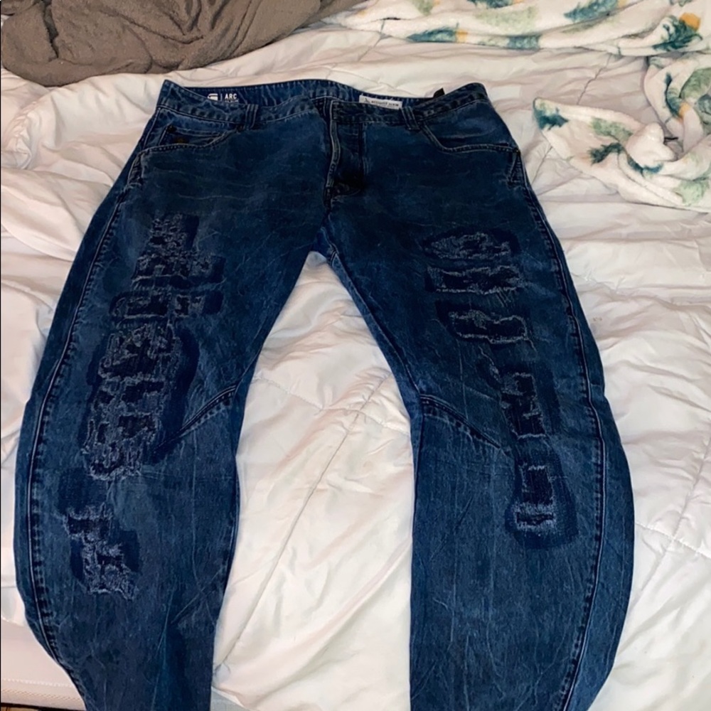 SIZE 31/32. G STAR RAW JEANS SLIM FIT